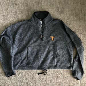 University of Tennessee - cropped 1/4 zip fleece